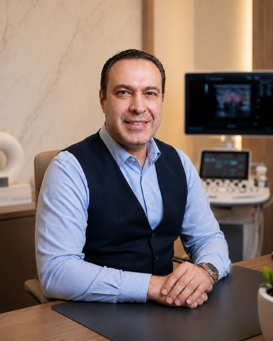 Dr. Antonio Rahal na clínica